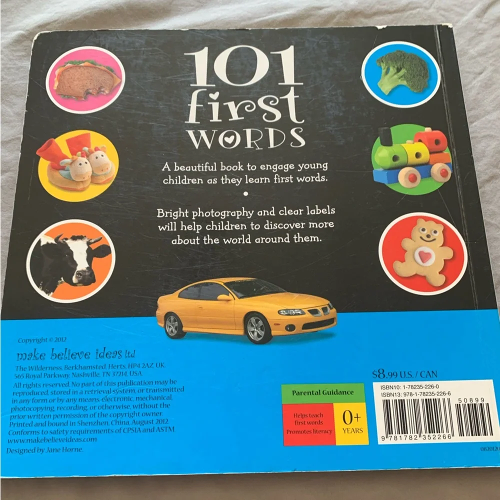 101 First Words Kids Book‎